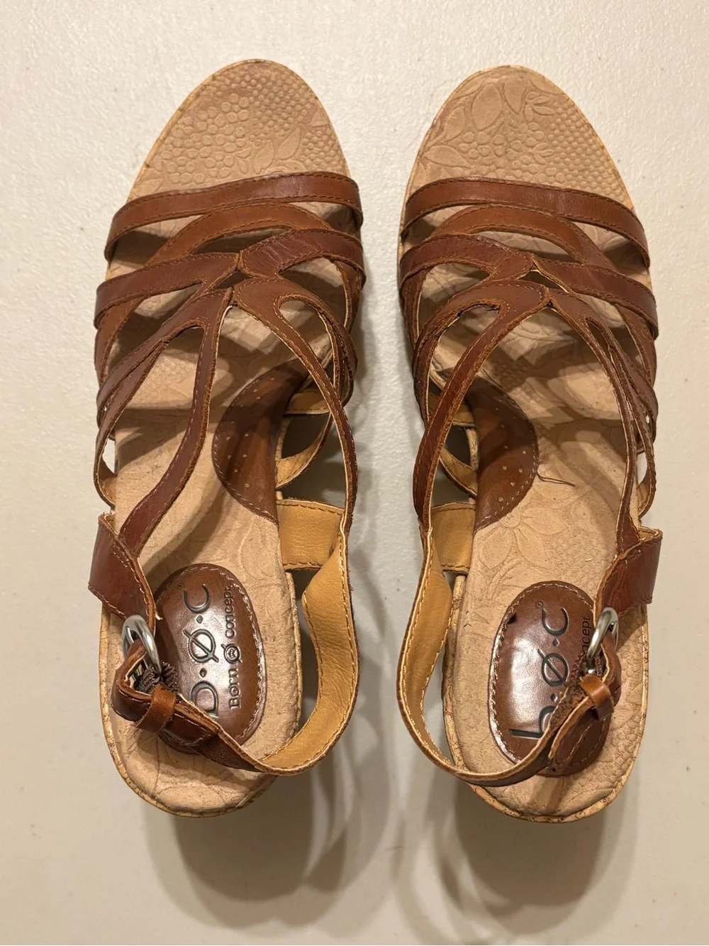 boc brown wedge